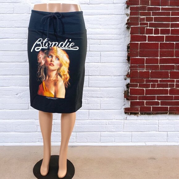 NWOT Debbie Harry Blondie Skirt Black Size Medium - Picture 6 of 8